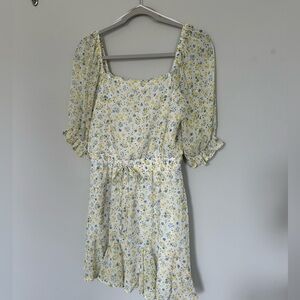 Medium floral print dress